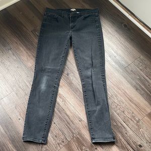 J. Crew Grey Stretch Skinny Jeans